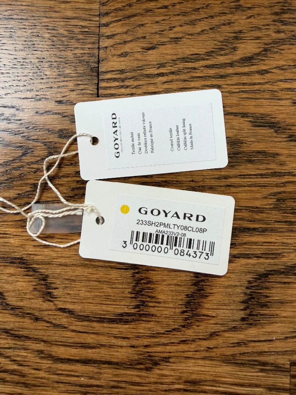 Goyard 233 Bag (yellow) - Picture 12 of 13